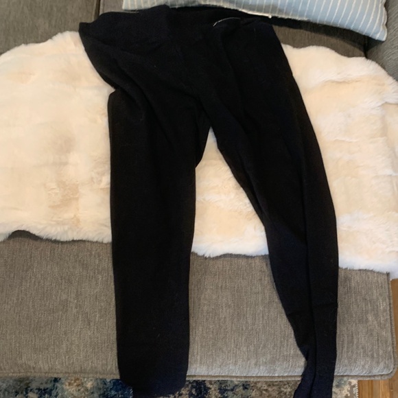 Black cotton leggings - Picture 1 of 1